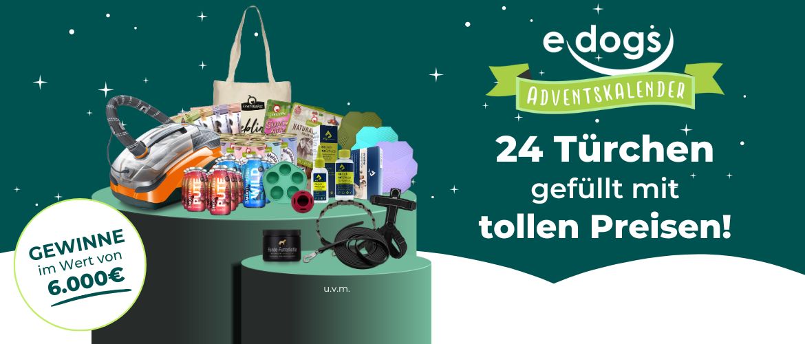 edogs Adventskalender 2025: Gewinne im Wert von über 6.000€ warten!