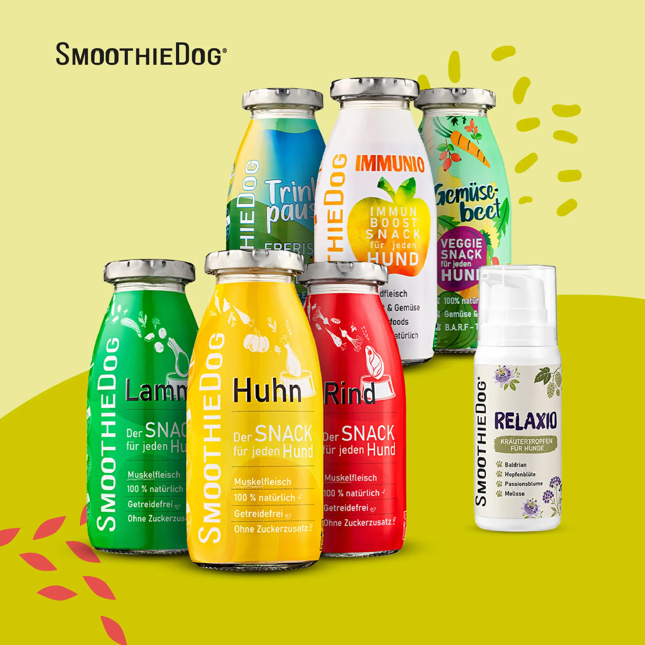 SmoothieDog Gewinnspielwoche Tag 3: 6er Hundesmoothie Mix Paket und SmoothieDog Relaxio