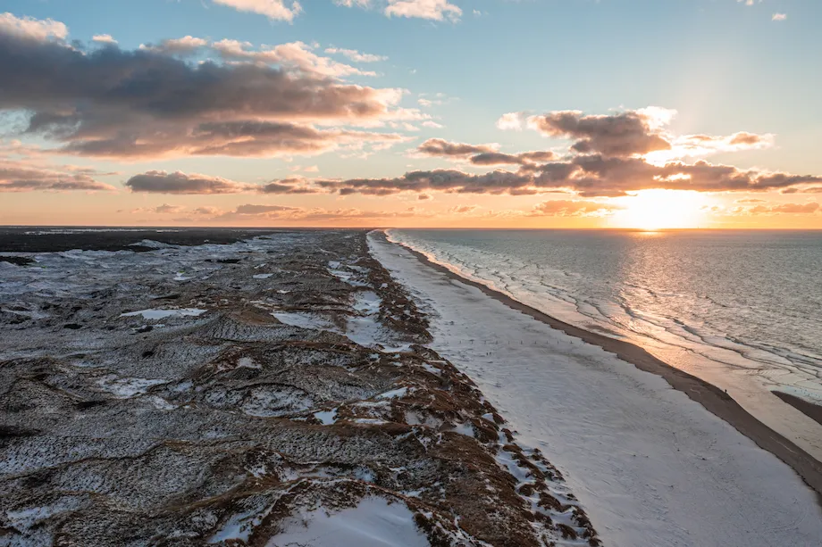 Vesterhavet zur Winterzeit